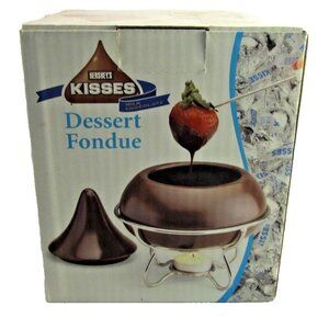 Hershey's Kisses Chocolate Dessert Fondue Pot Set New Entertaining, Holidays